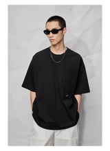 Double Pocket Split Hem Loose Tee