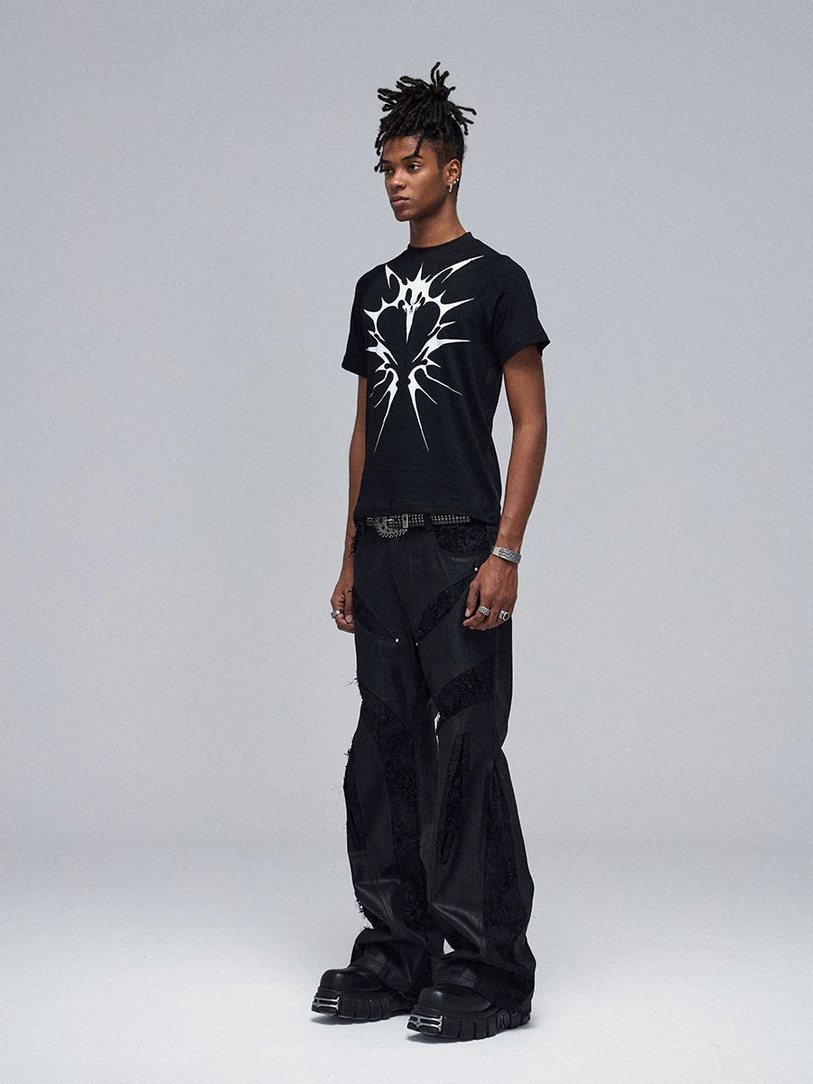 American Hip-Hop Printed Slim Tee