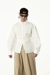 Hourglass Monochrome Long Sleeve Vintage Shirt