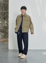 Pleated Wide Leg Suit Pants