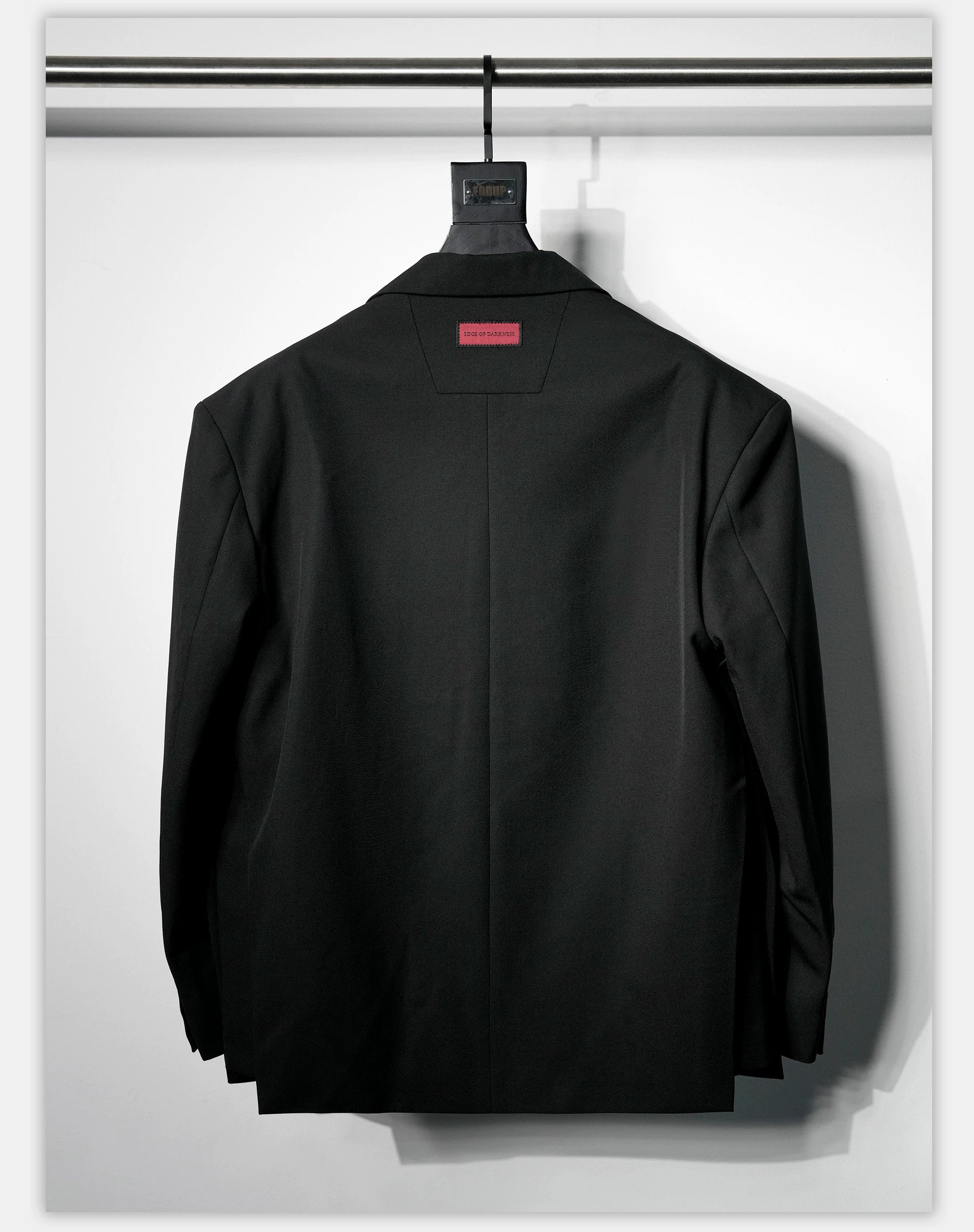 Structured Wool Blazer with Slits