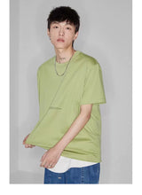 Double-sided Color-block Printed Pima Cotton Tee