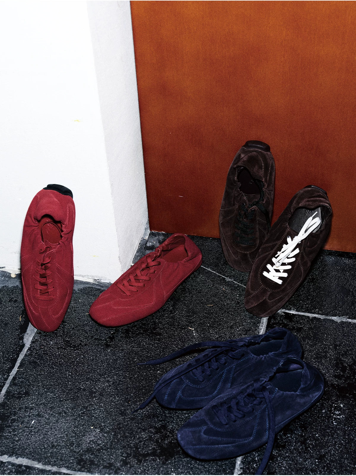 Assorted Suede De Trainer Casual Shoes