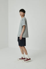 Draped Drawstring Elastic Waist Pleated Shorts
