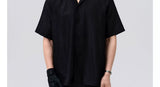 Men's Snake Print Short Sleeve Shirt