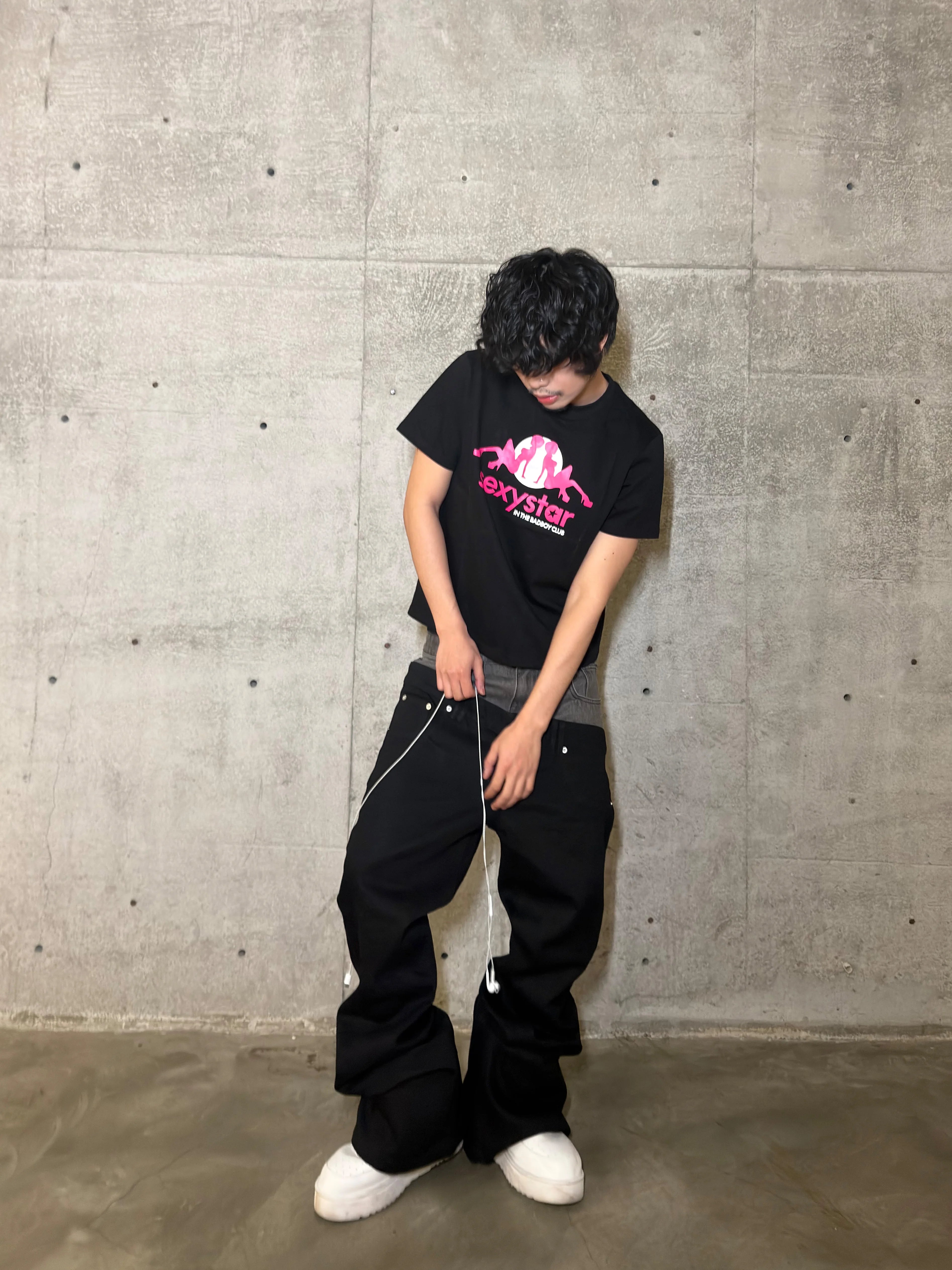 Color Block Graphic Print Tee