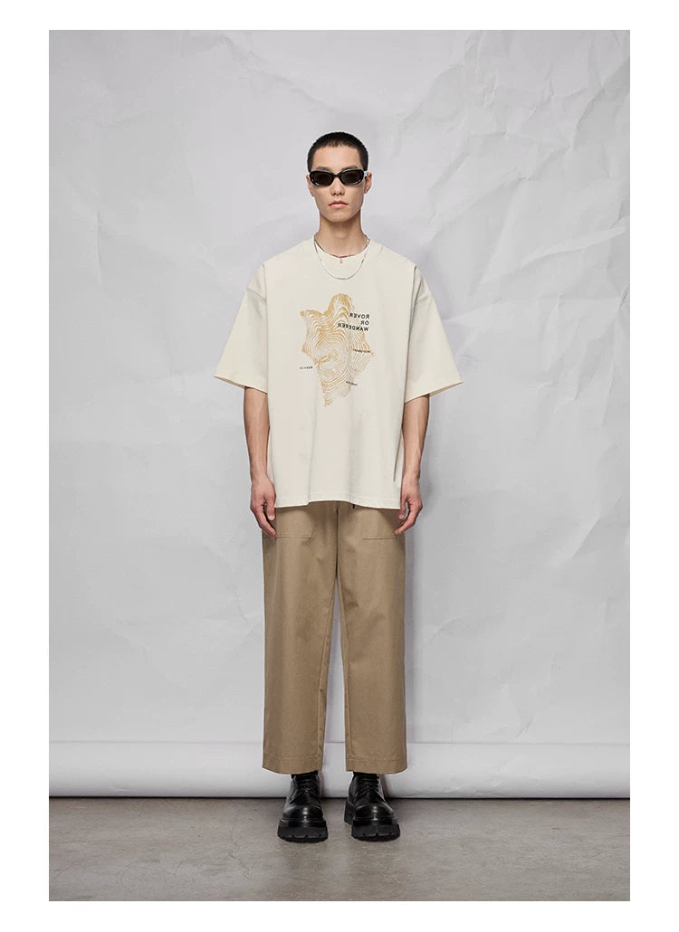Oversized Graphic Print Tee