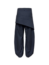 Double Waist Honeycomb Cargo Pants