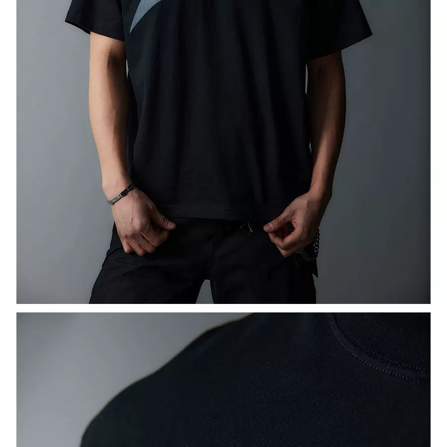 Short-Sleeve Three-Color Cotton Graphic T-shirts