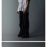 Unisex Cleanfit Multi-color Fringed Plaid Shirts