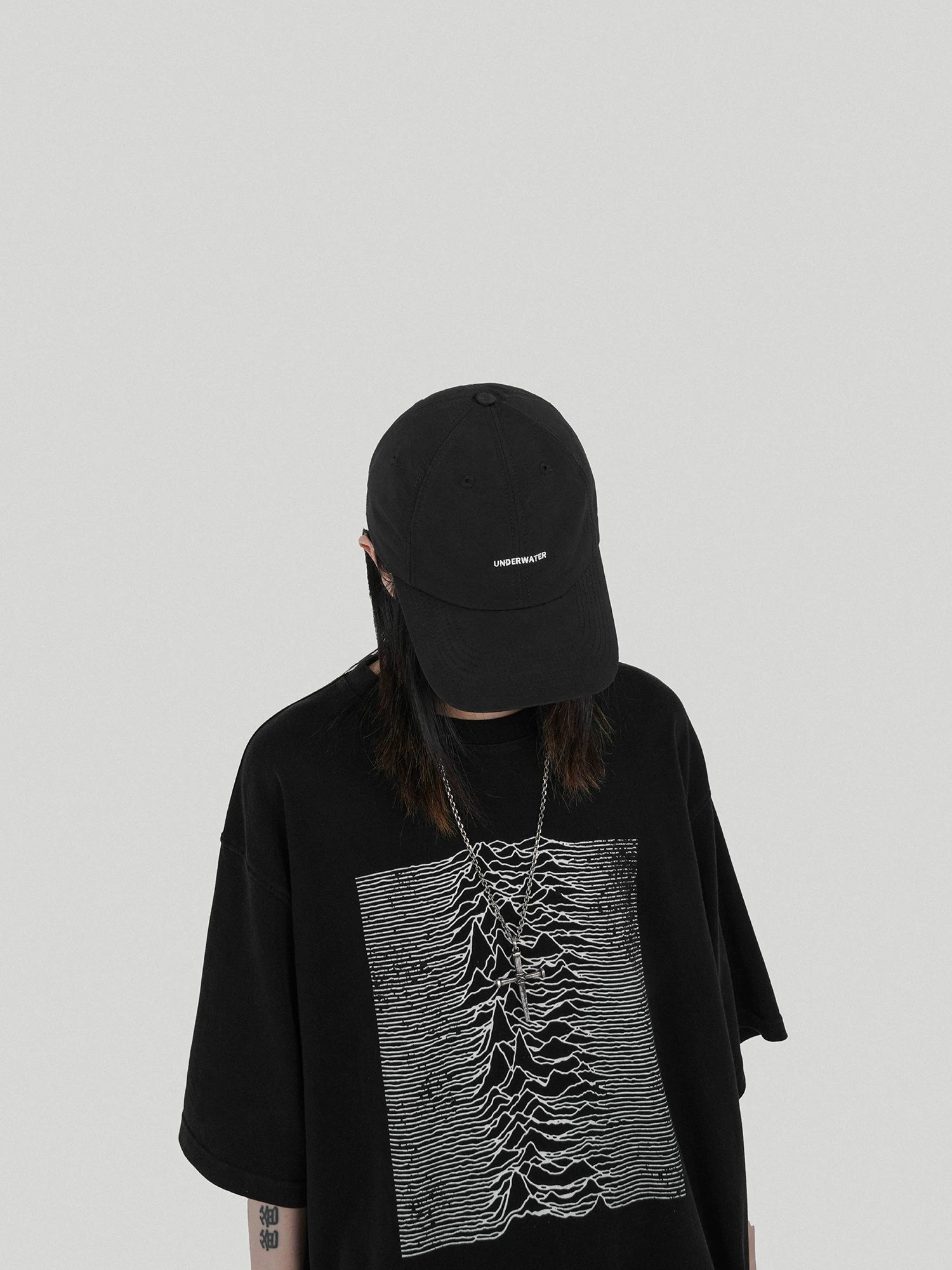 Black Waterproof Embroidered Logo Baseball Caps