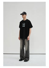 Printed 300G Long-Staple Cotton Short-Sleeve Tee