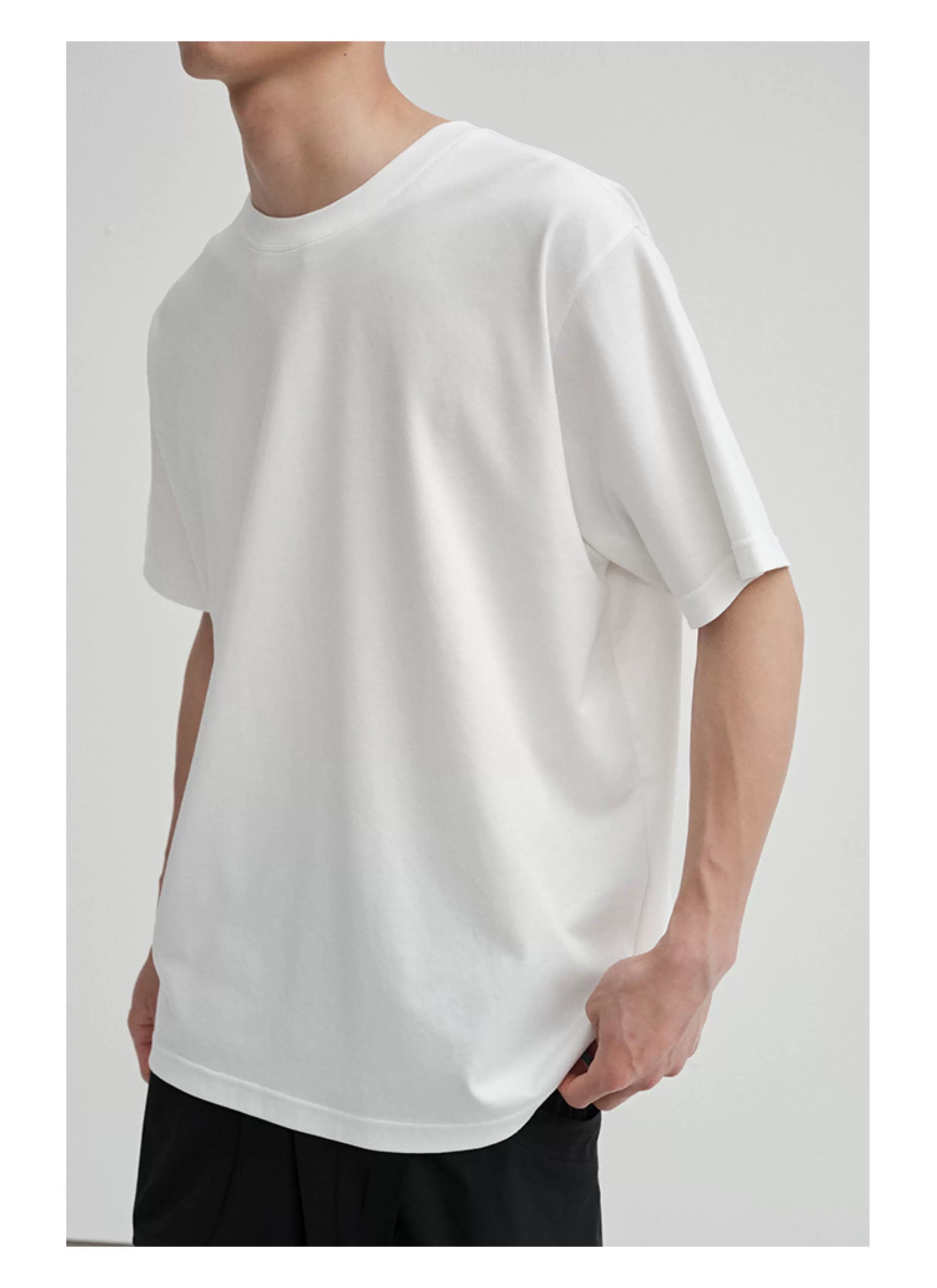 Basic Short Sleeve Sorona Cotton Tee