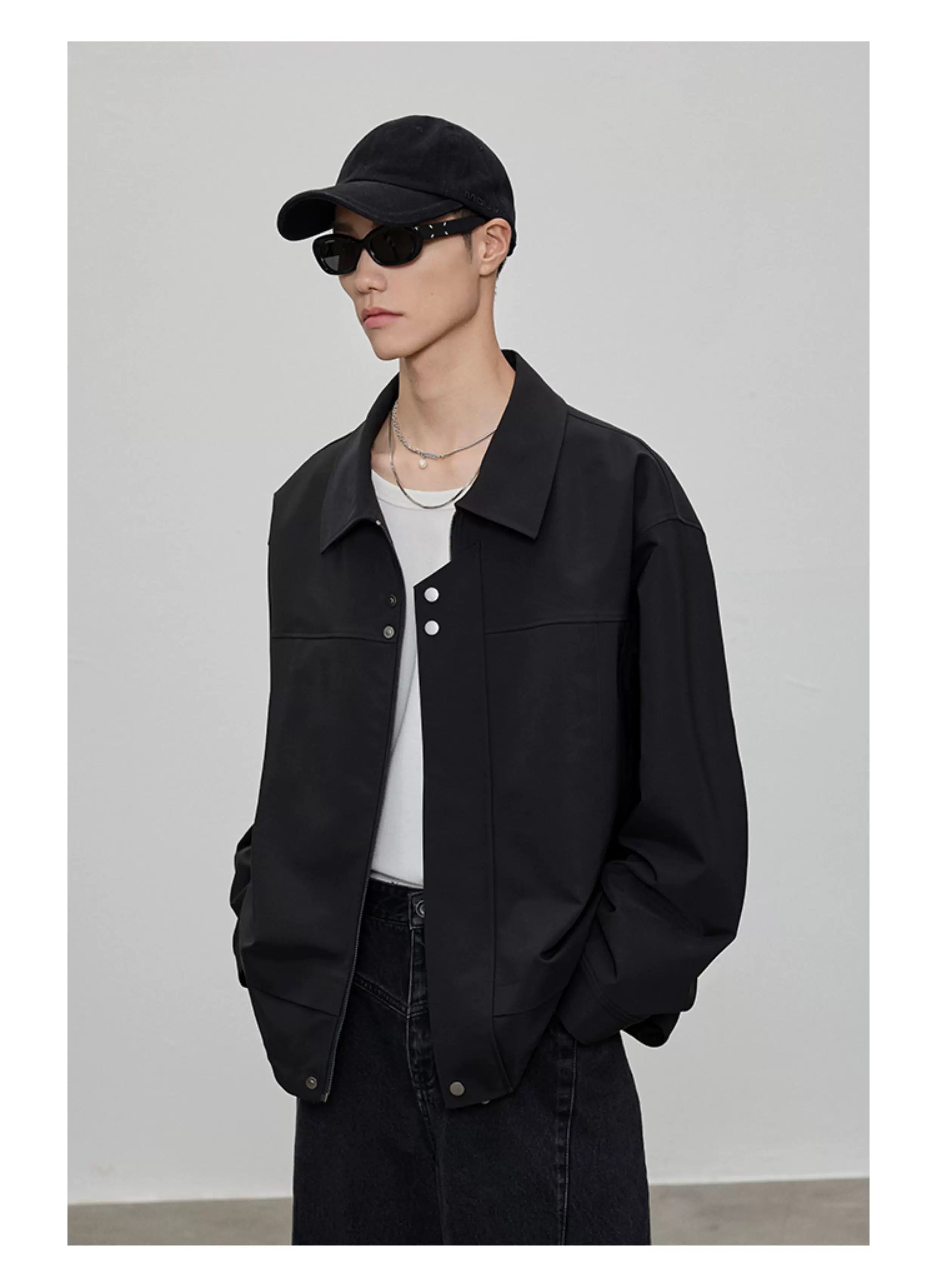 Square Collar Boxy Jacket