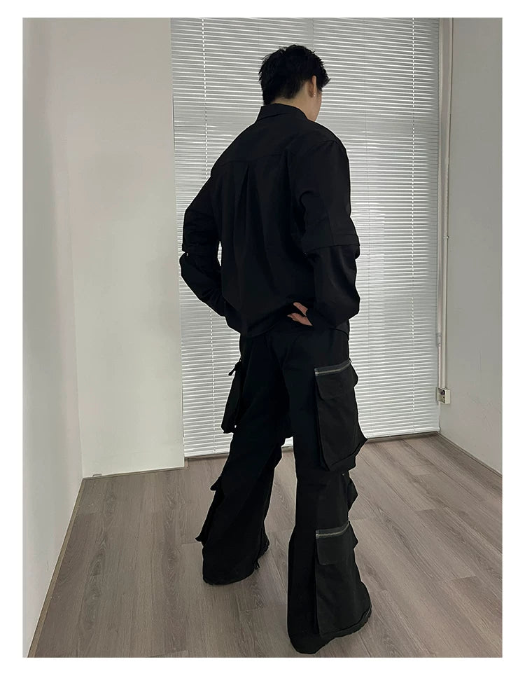 Detachable Two-In-One Shirt