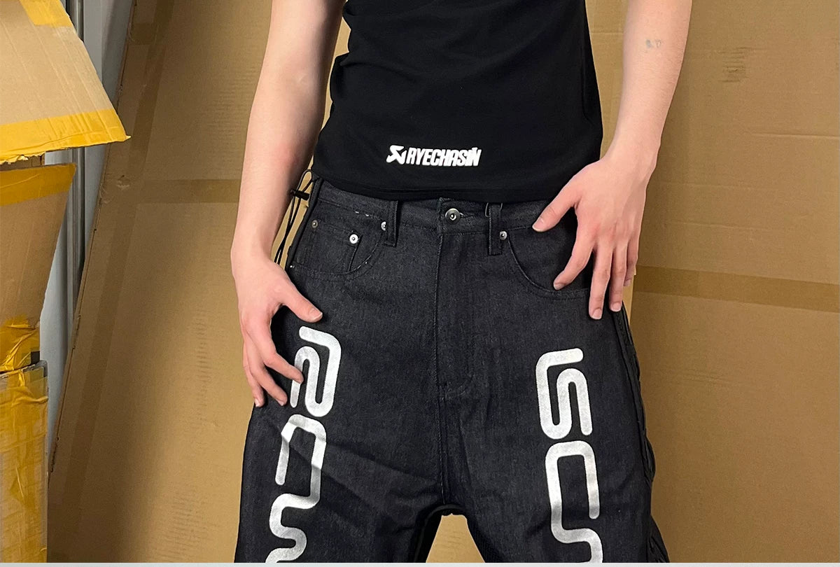 Motorcycle Graphic Print Cotton Tee