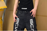 Motorcycle Graphic Print Cotton Tee