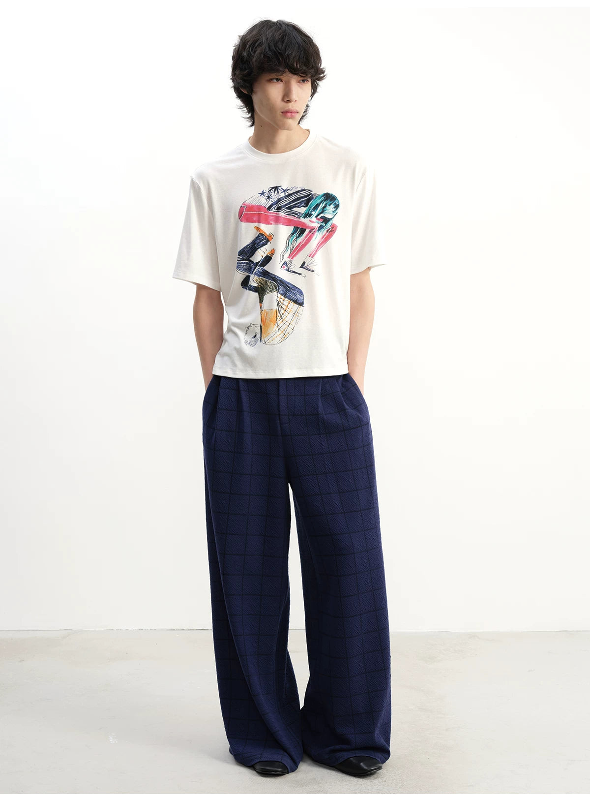 Short Sleeve Tai Chi Print Tee