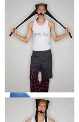 Y2K Punk Lace-Up Plaid Cargo Pants