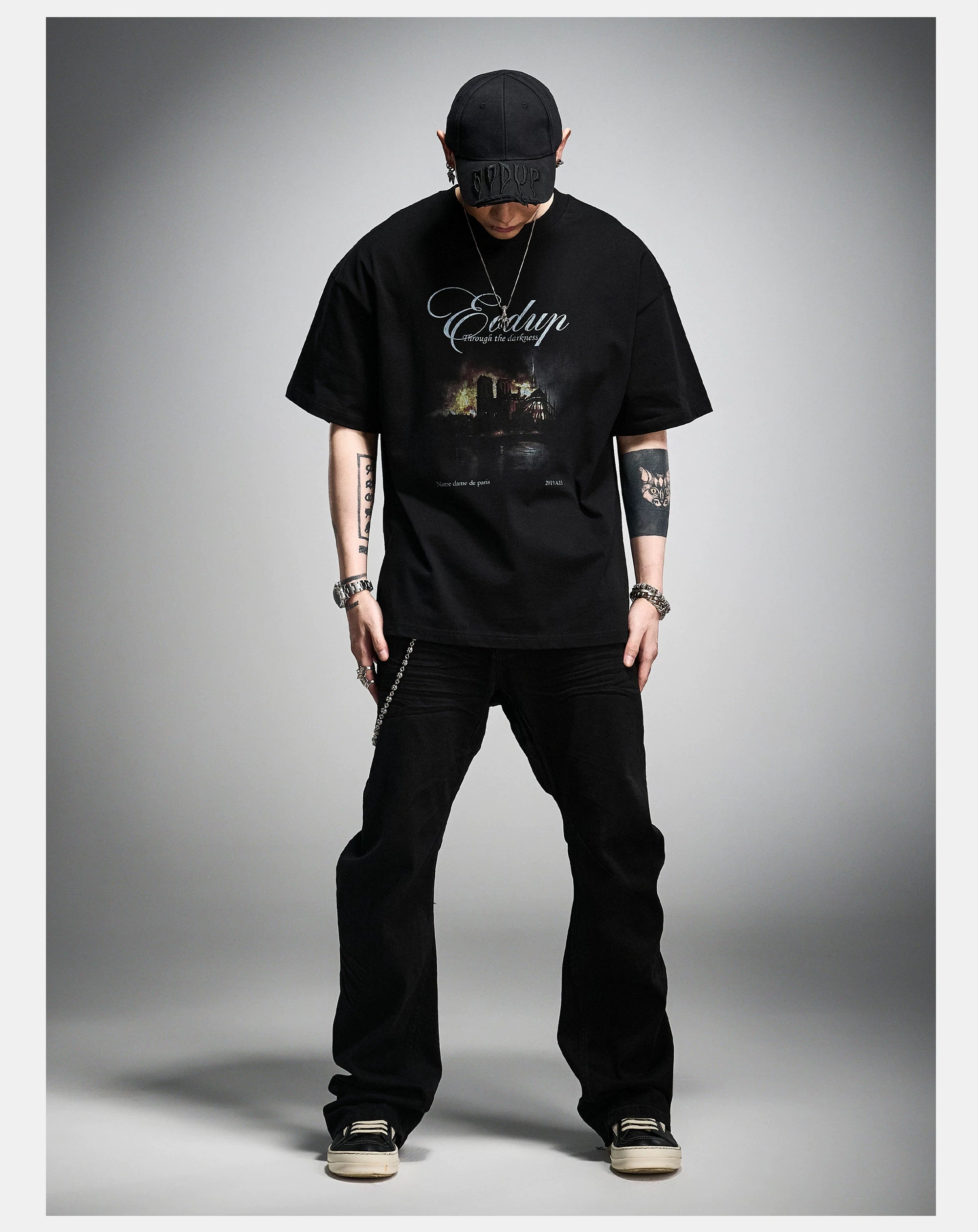 Printed Loose Short Sleeve Tee