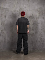 Battle-Worn Distressed KIA Black Tee