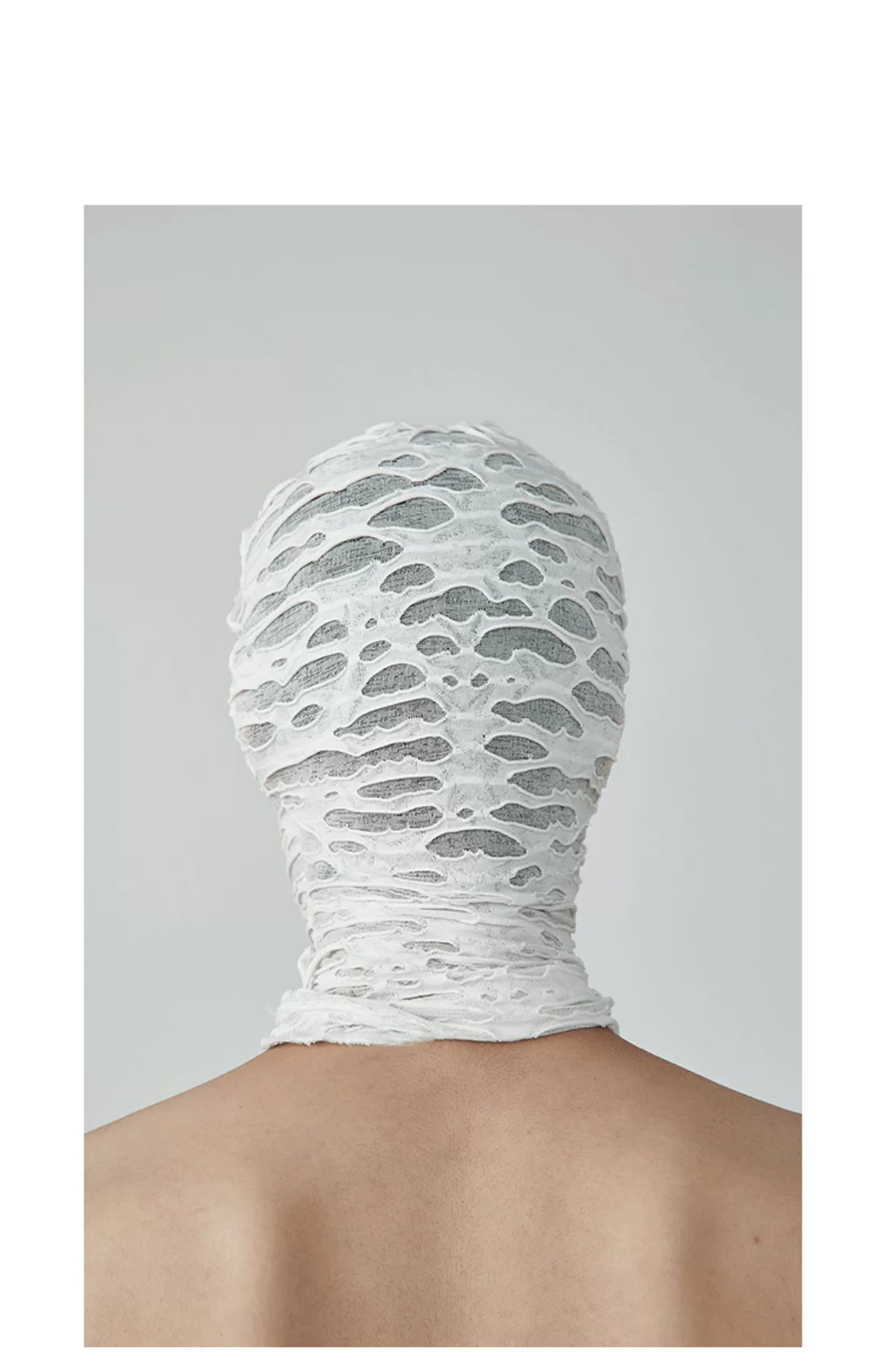 Unisex Black White Balaclava Mask