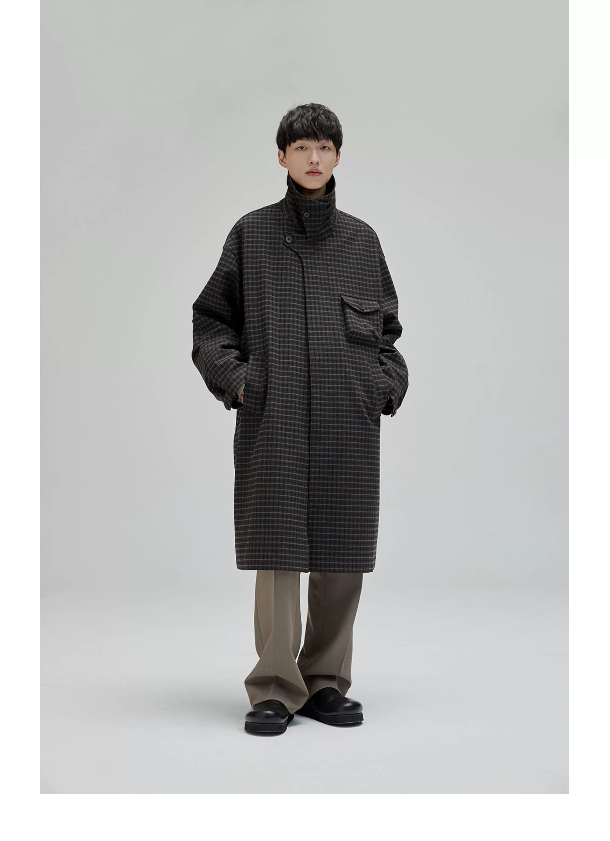 Vintage Pleated Wide Waist Casual Pants