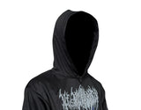 Slim Fit Mesh Zip-Up Hoodie