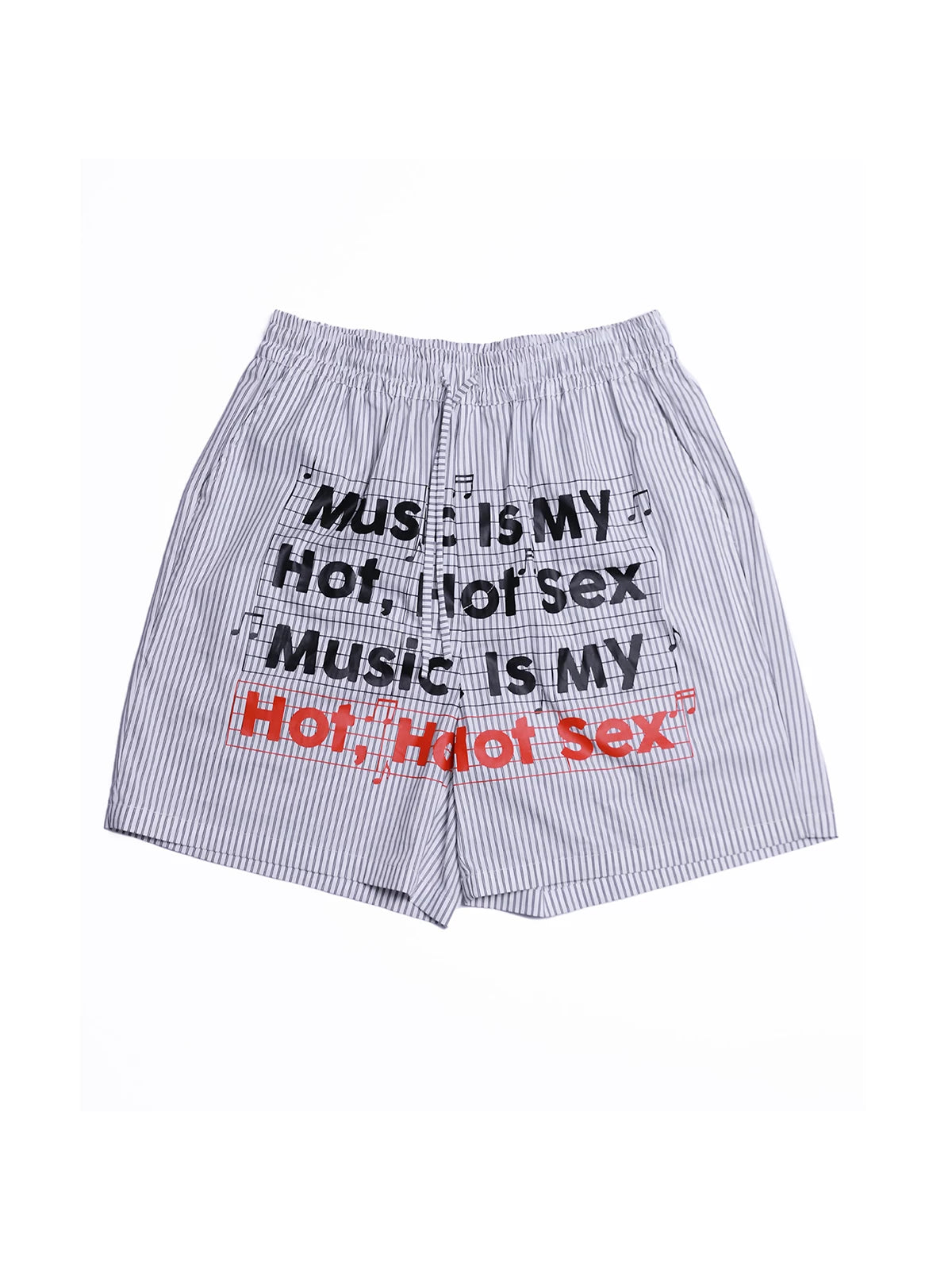 Unisex Vintage Striped Letter Print Boxers