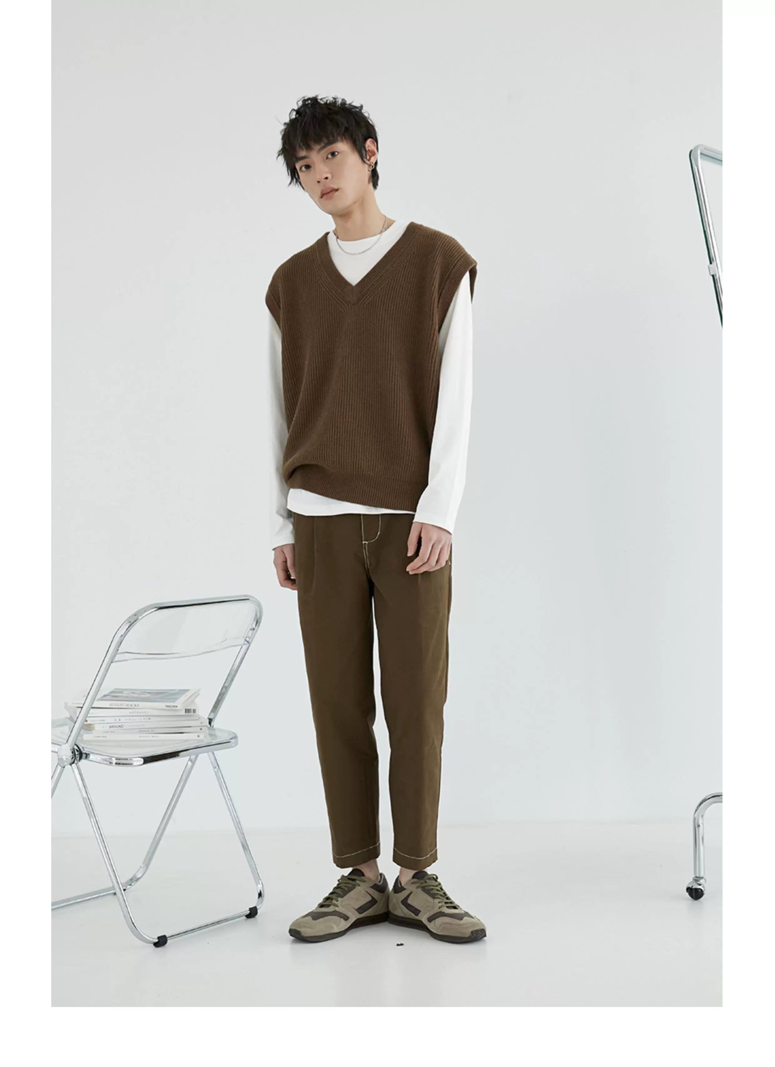 Long-Sleeved Mercerized Combed Tee