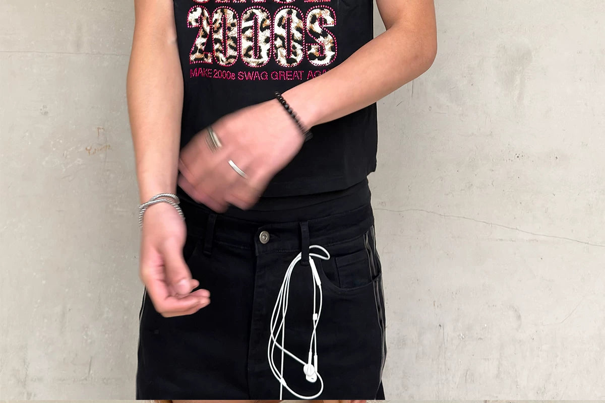 Y2K Fitted Pink Leopard Print Tee