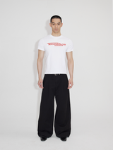 Structured Lightweight Printed Short Sleeve Tees