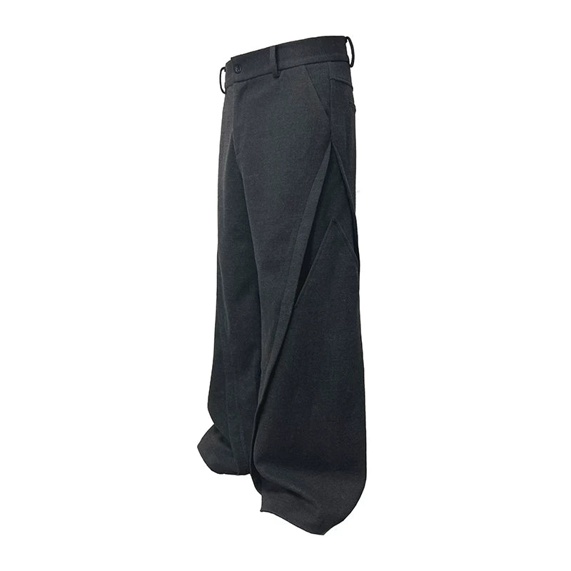 Loose Flare Fleece Pants