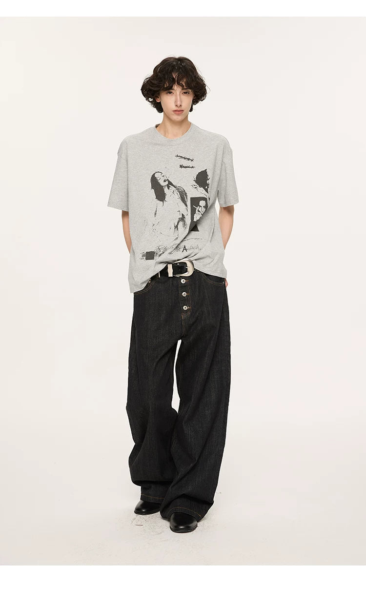Vintage Graphic Loose Cooling Sorona Tee