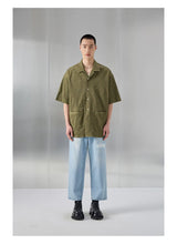 Distressed Patched Denim Pants