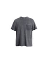 Hand Cut Distressed Pocket Print Tee