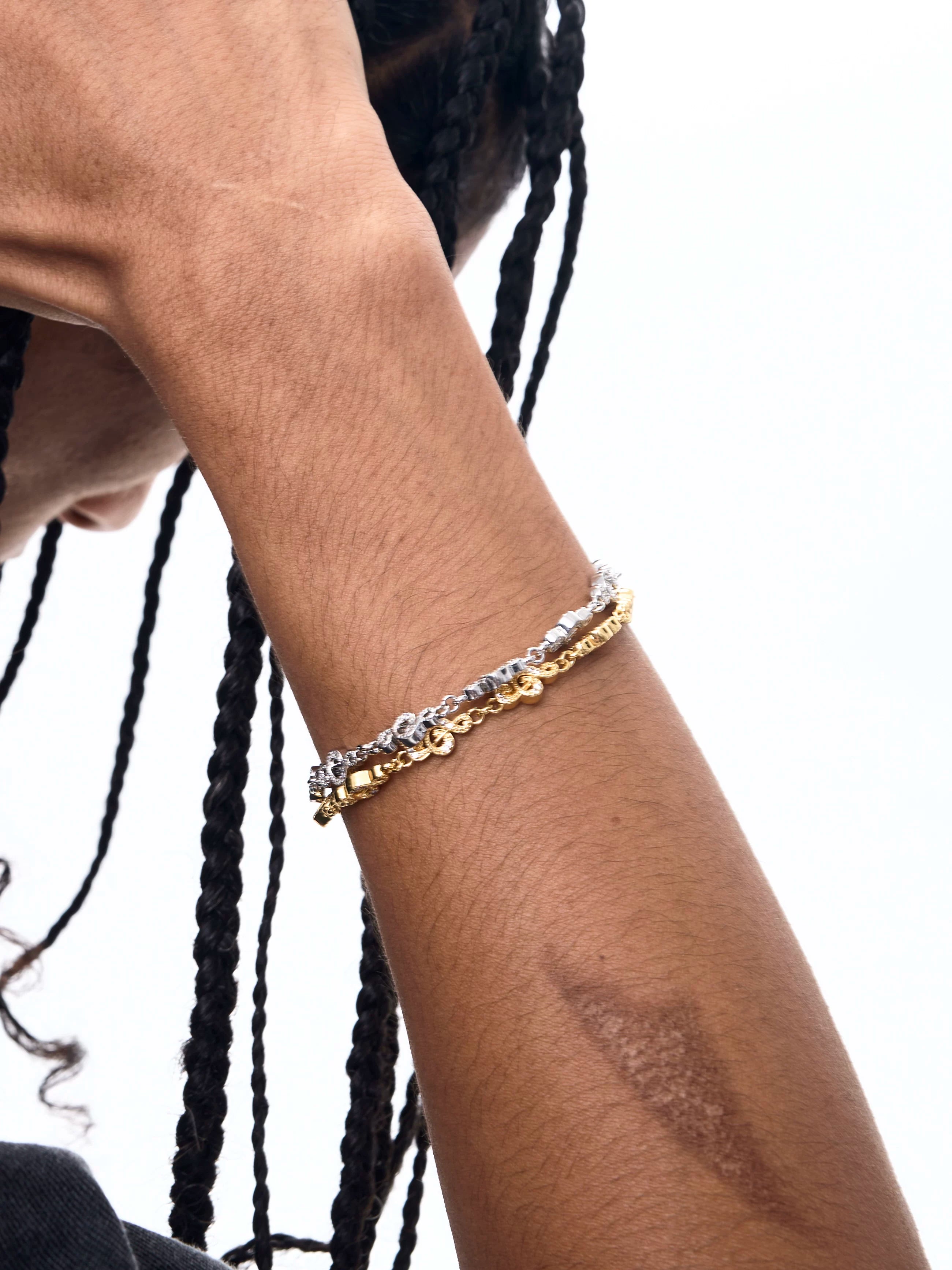 Unisex Hip Hop Musical Note Bracelet