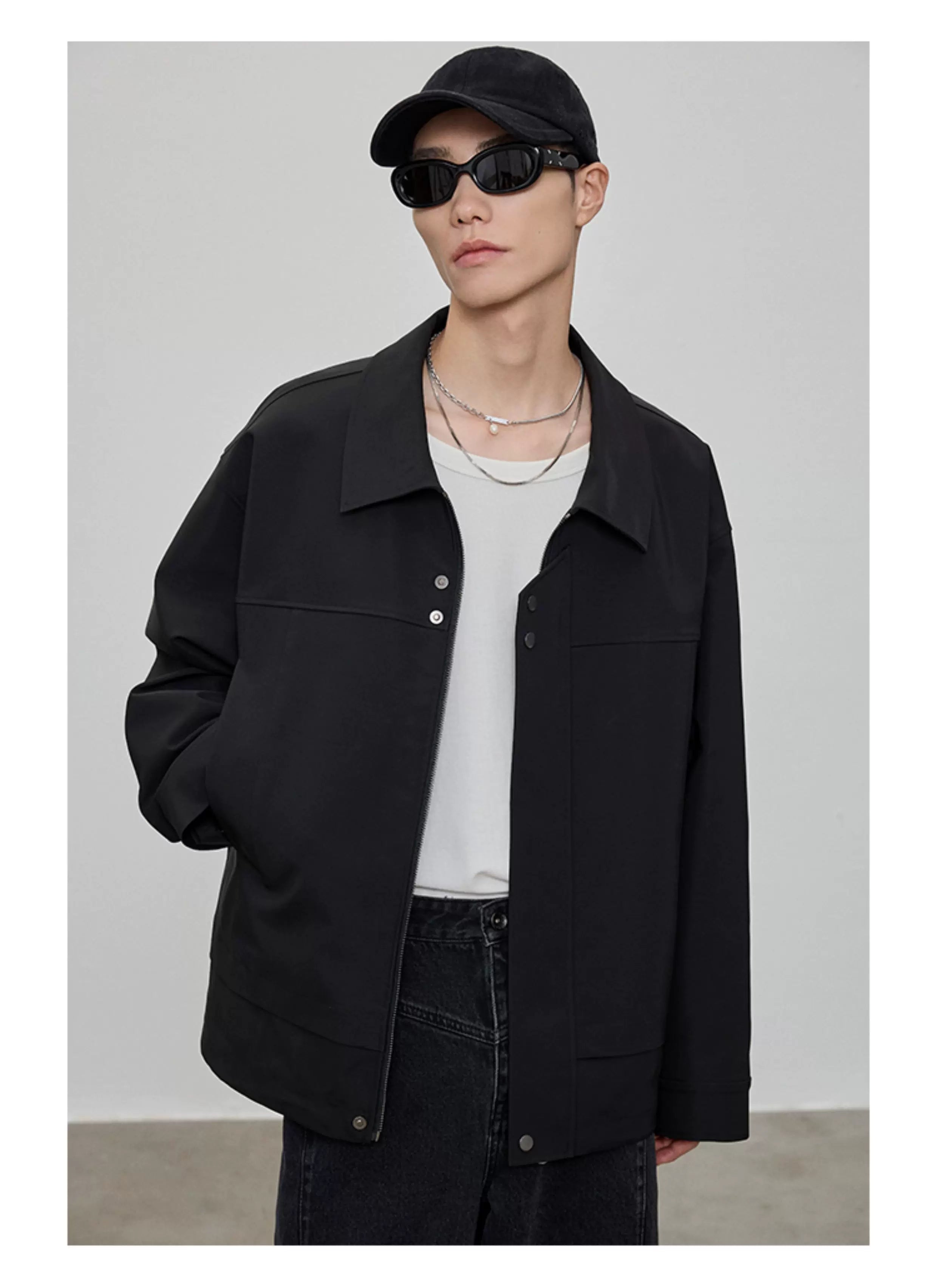 Square Collar Boxy Jacket