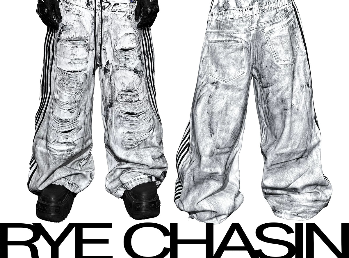 Wide Leg Two-In-One White Canvas Pants