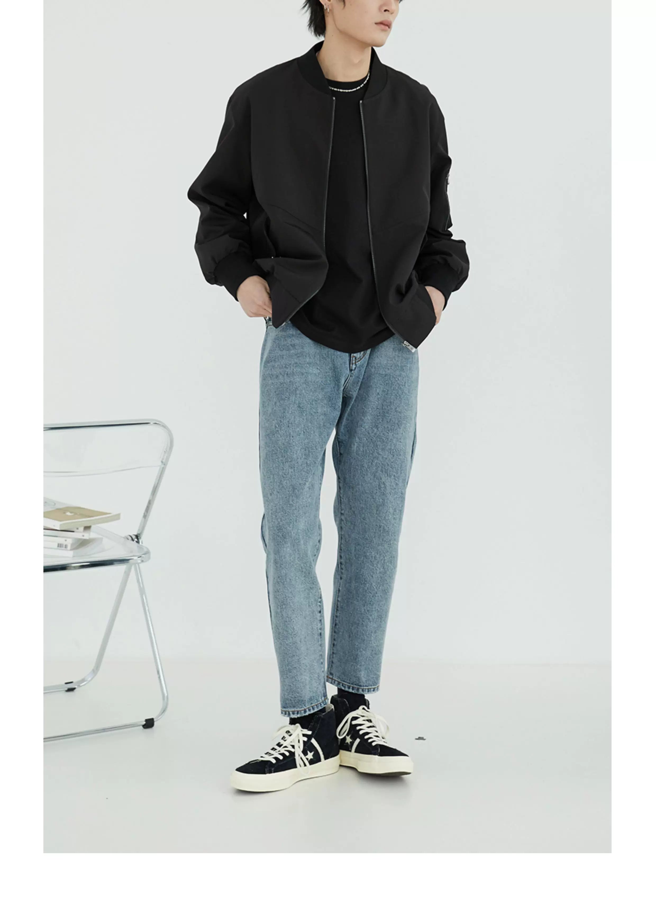 Long-Sleeved Mercerized Combed Tee