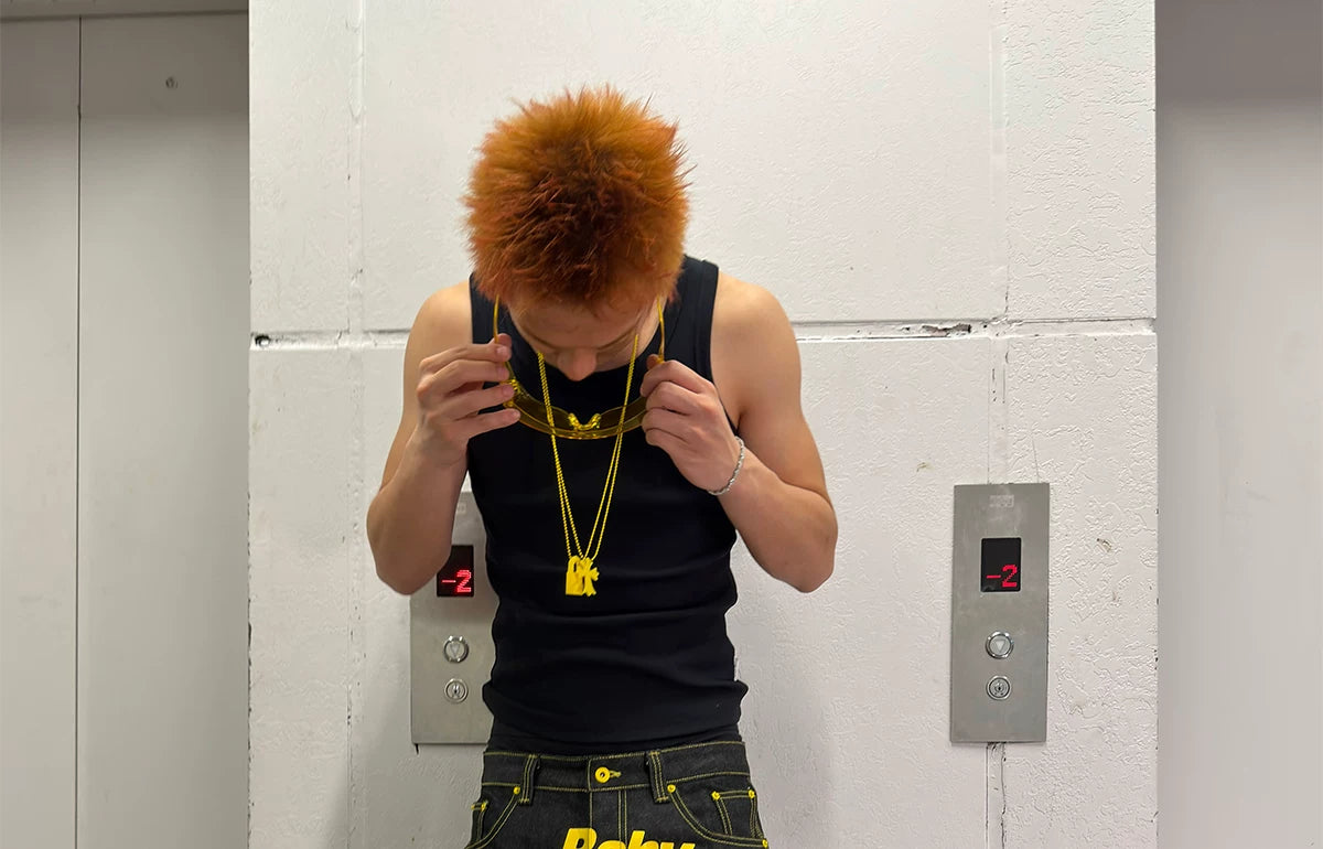 2000s Yellow BabySTA Bootleg Raw Jeans