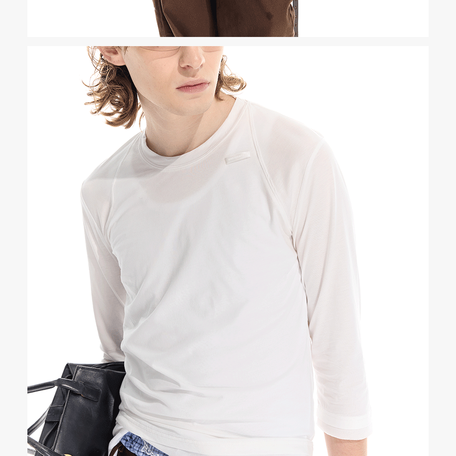 Cooling Pima Cotton Slim Tees