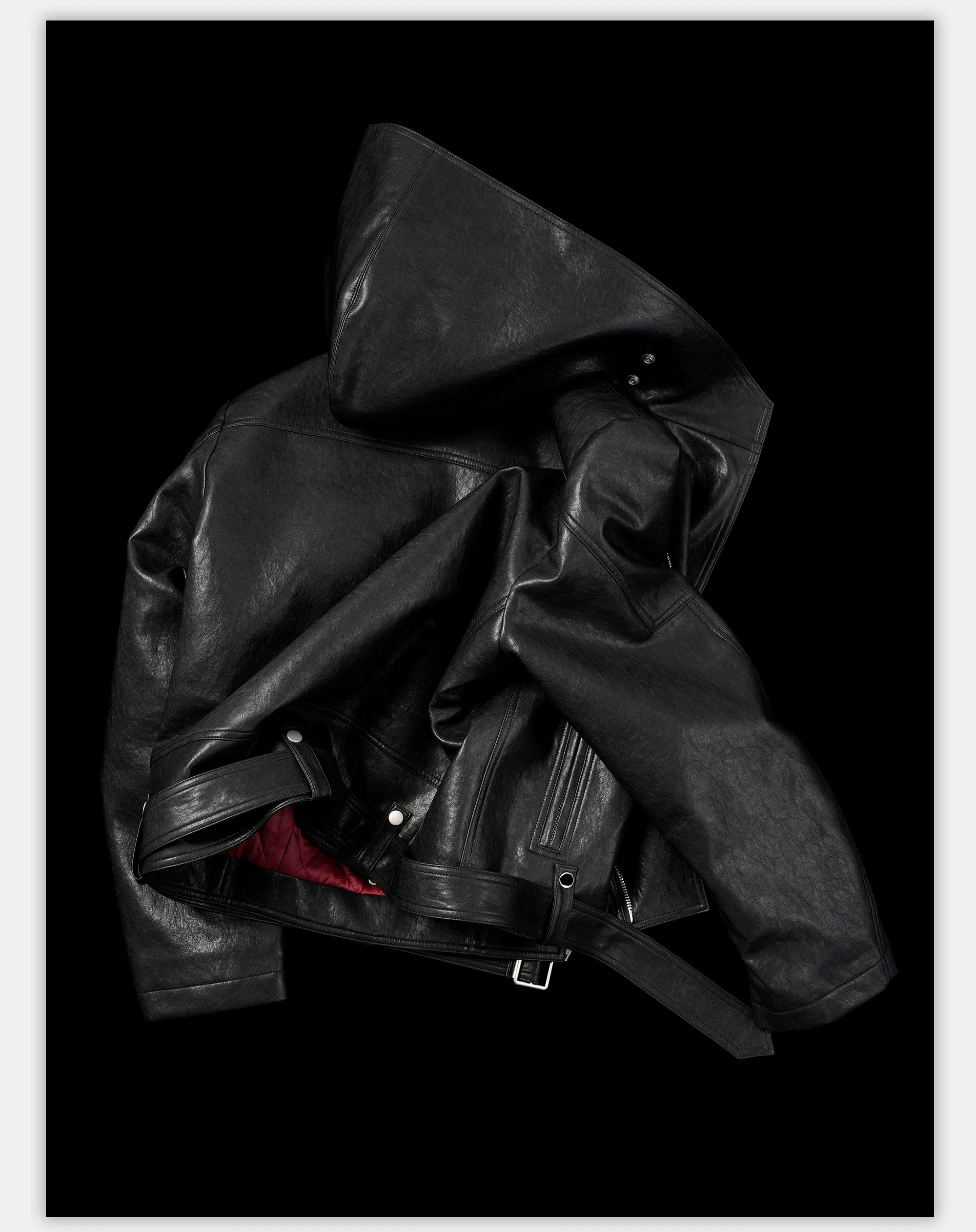 3M Collared Hooded Waxed Padded Jacket