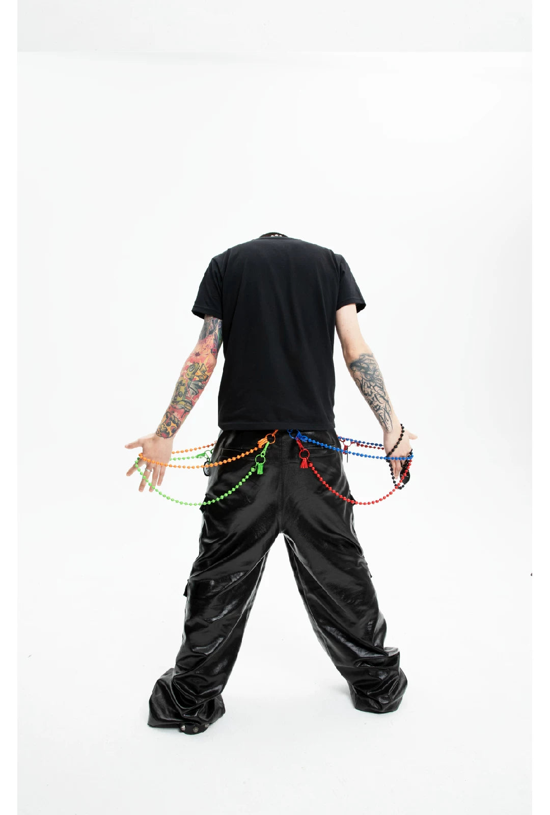 Six-color Lobster Clasp Beaded Pants Chain