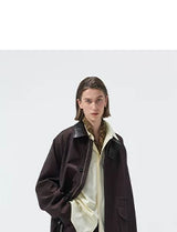 Triacetate Blend Belted Pleated Suit Shorts