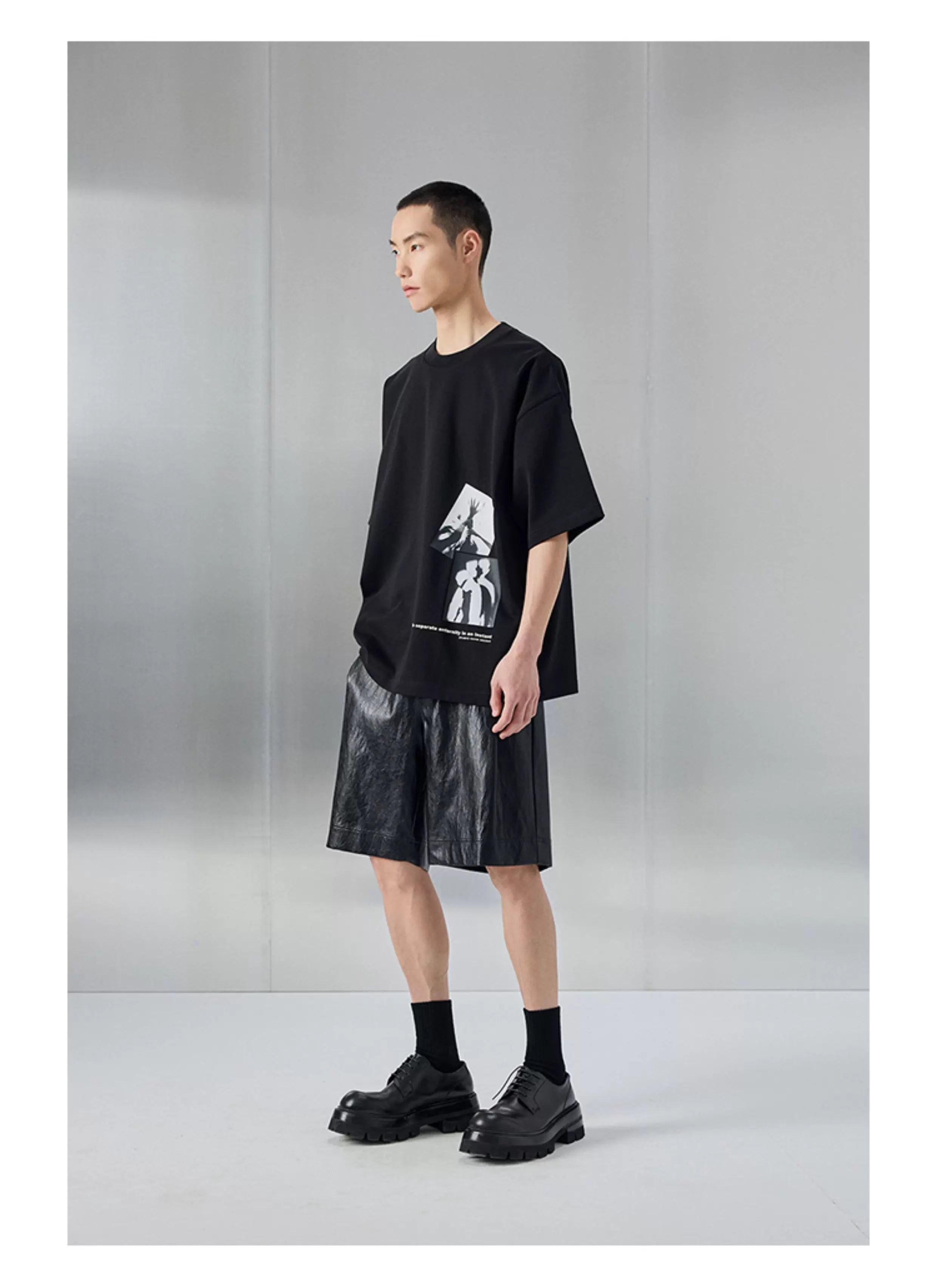 Oversized Heavyweight Double Yarn Printed Tee