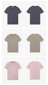 Sanded Slim Stretch Velvet Tee