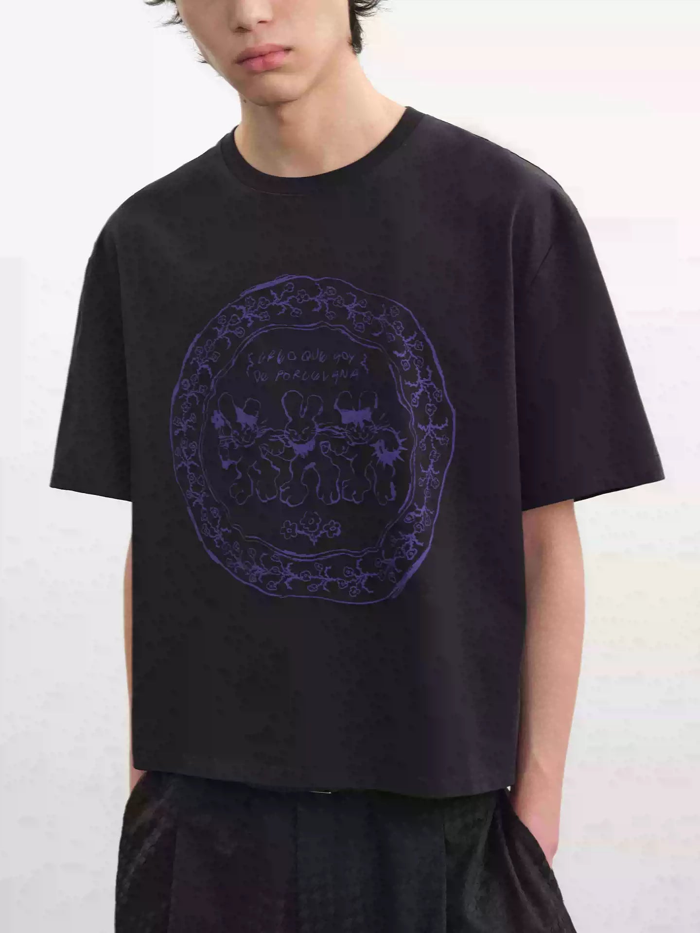 Rabbit Print Tee