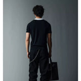 Old Money V-Neck Blend Polo Shirts