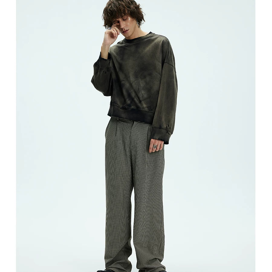 Four Color Baggy Couple Crewneck Sweatshirts